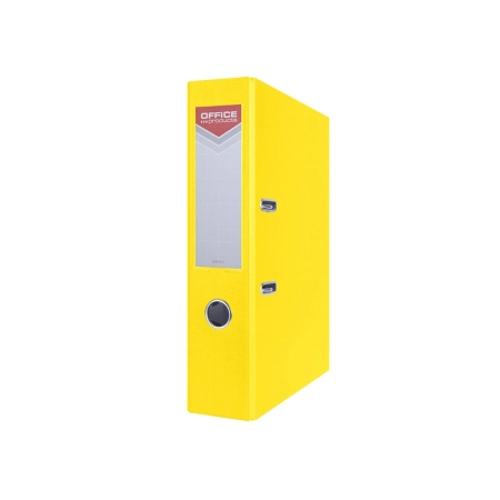 SEGREGATOR OFFICE PRODUCTS OFFICER Z SZYNĄ PP A4 75MM ŻÓŁTY