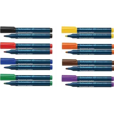 MARKER PERMANENTNY SCHNEIDER MAXX 130 OKRĄGŁY 1-3MM FIOLETOWY