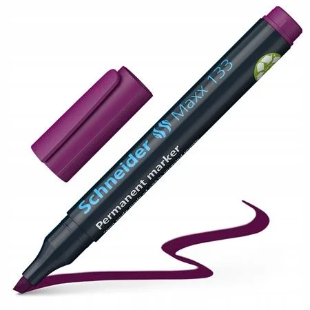 MARKER PERMANENTNY SCHNEIDER MAXX 130 OKRĄGŁY 1-3MM FIOLETOWY
