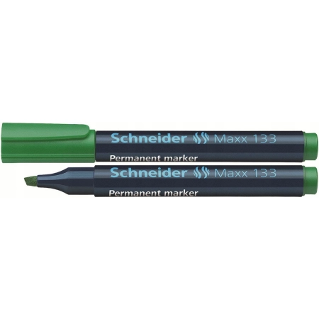 MARKER PERMANENTNY SCHNEIDER MAXX 133 ŚCIĘTY 1-4MM ZIELONY