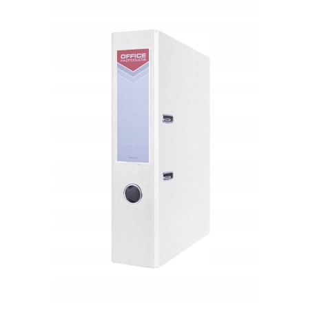 SEGREGATOR OFFICE PRODUCTS OFFICER Z SZYNĄ PP A4 75MM BIAŁY