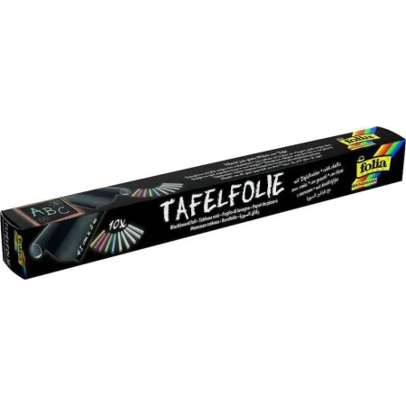 TABLICA SAMOPRZYLEPNA W ROLCE 200X45CM CZARNA