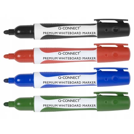 MARKER DO TABLIC Q-CONNECT PREMIUM OKRĄGŁY 2-3MM CZERWONY