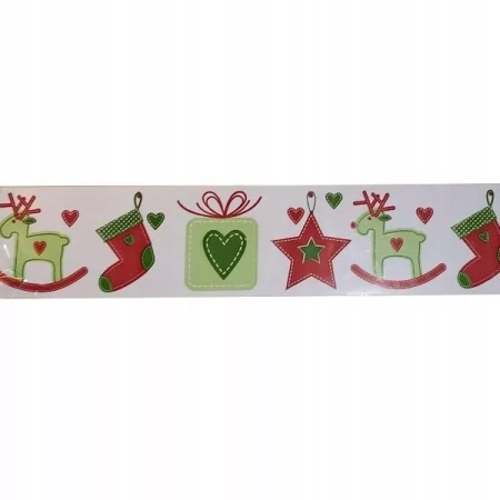 TAŚMA PAKOWA ŚWIĄTECZNA Merry Christmas SKARPETKA 48/66