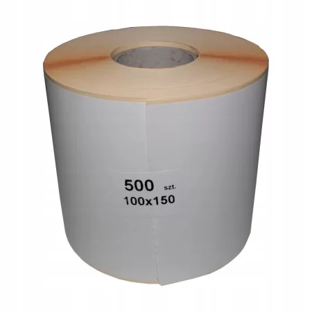 ETYKIETA TERMICZNA NA ROLI 100x150mm A'500