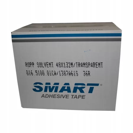TAŚMA PAKOWA SMART SOLVENT TRANSPARENT 48MM / 132M