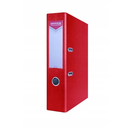 SEGREGATOR Z SZYNĄ PP A4 75MM CZERWONY