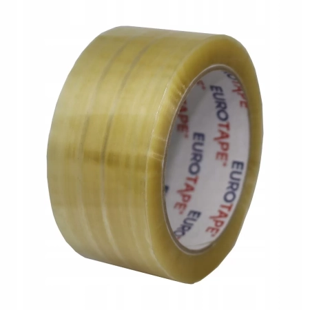 TAŚMA PAKOWA EUROTAPE TRANSPARENT 48/100