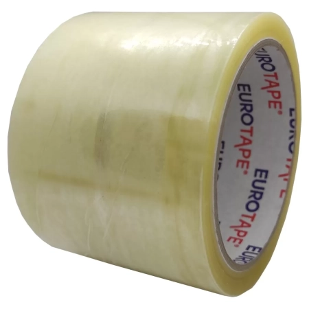 TAŚMA PAKOWA EUROTAPE KAUCZUKOWA TRANSPARENT 72/66