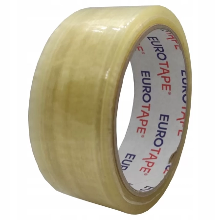 TAŚMA PAKOWA EUROTAPE TRANSPARENT 36/66