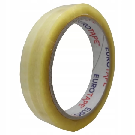 TAŚMA PAKOWA EUROTAPE TRANSPARENT 19/66