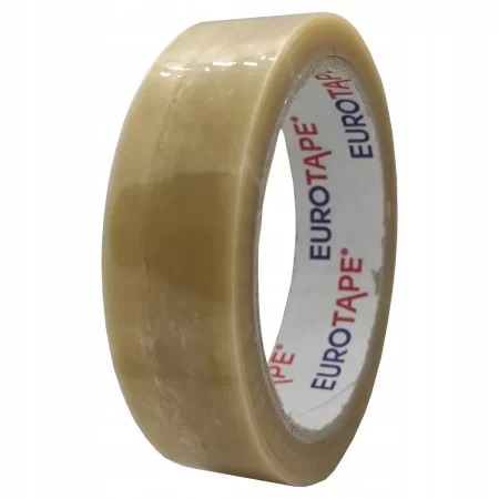 TAŚMA PAKOWA EUROTAPE TRANSPARENT 25/66