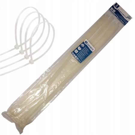 OPASKI ZACISKOWE AIGOSTAR 500MM X 7.2MM 20SZT BIAŁE