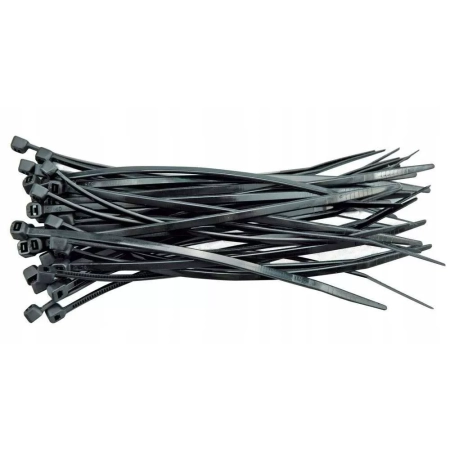 OPASKI PLASTIKOWE 100X2,5MM A100 CZARNE