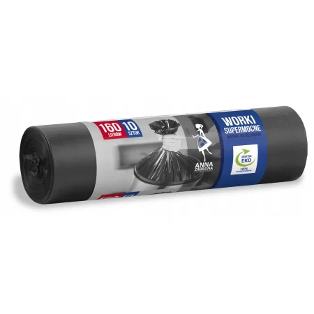 Worki Na Śmieci Supermocne Anna Zaradna 10szt 160L