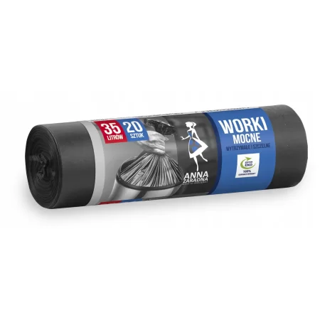 Worki Na Śmieci MOCNE Anna Zaradna 20szt 35L