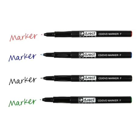 MARKER D.RECT CD 0,7 F 4 KOLORY W ETUI