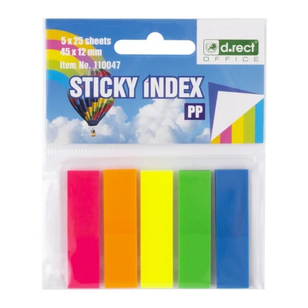 ZAKŁADKI INDEKSUJĄCE PP 45X12MM 5K/25SZT