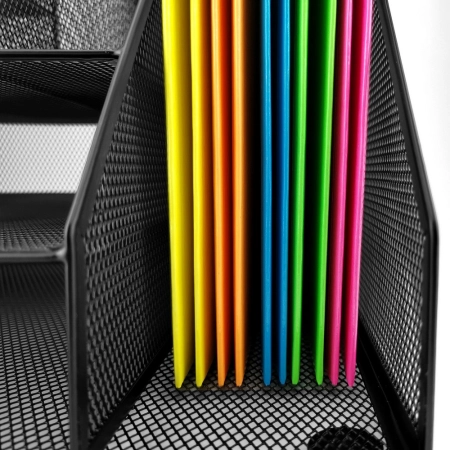TECZKA D.RECT KARTONOWA Z GUMKĄ 350G FLUO MIX