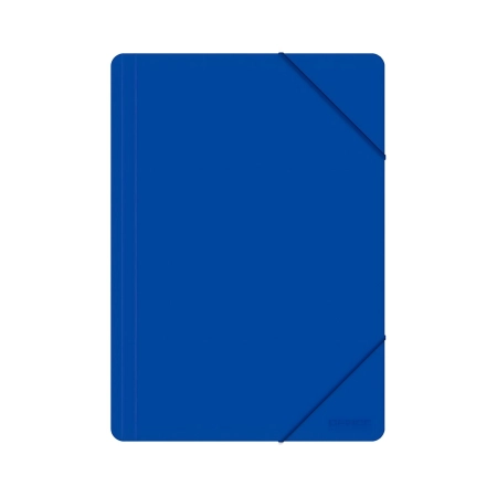 TECZKA Z GUMKĄ A4 PP 500MIKR 3-SKRZ OFFICE PRODUCTS NIEBIESKA