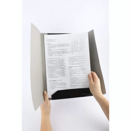 TECZKA D.RECT KARTONOWA Z GUMKĄ 300g CZARNA