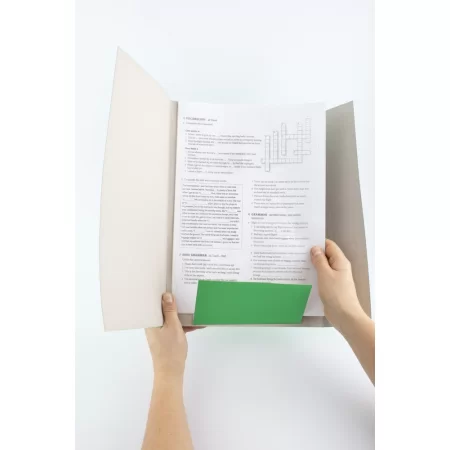 TECZKA D.RECT KARTONOWA Z GUMKĄ 300g ZIELONA