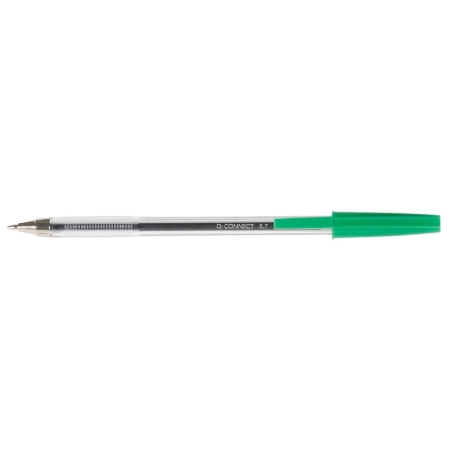 DŁUGOPIS Q-CONNECT WYMIENNY WKŁAD 0,7MM ZIELONY