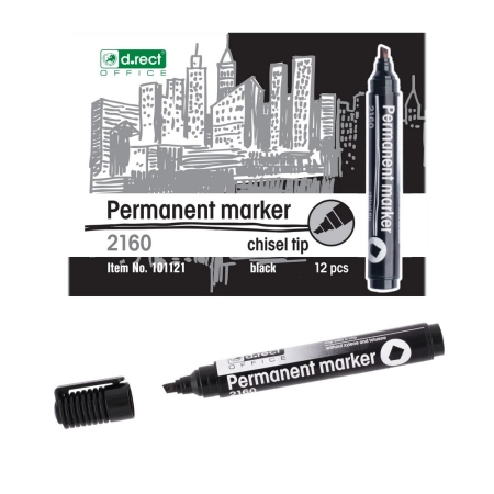 MARKER D.RECT 2160 SK PERMANENTNY CZARNY