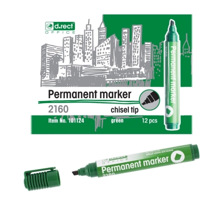 MARKER D.RECT 2160 SK PERMANENTNY ZIELONY