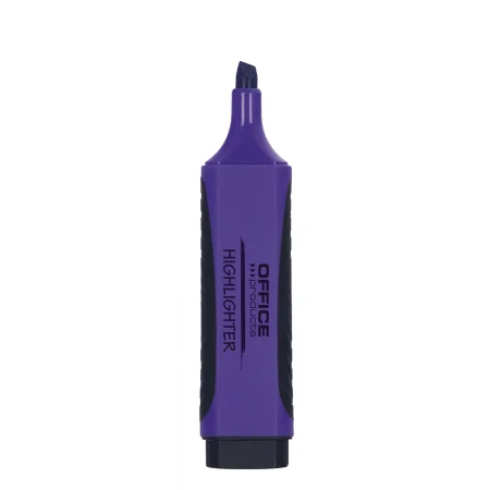 ZAKREŚLACZ OFFICE PRODUCTS Z GUMOWYM UCHWYTEM 2-5MM FIOLETOWY