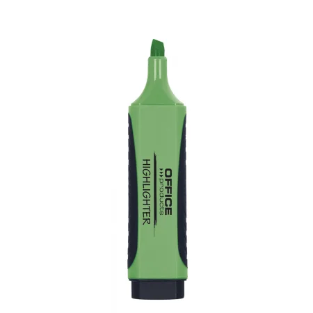 ZAKREŚLACZ OFFICE PRODUCTS Z GUMOWYM UCHWYTEM 2-5MM ZIELONY