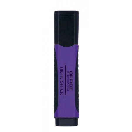 ZAKREŚLACZ OFFICE PRODUCTS Z GUMOWYM UCHWYTEM 2-5MM FIOLETOWY