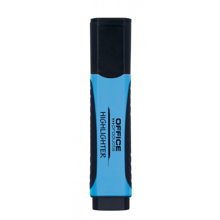 ZAKREŚLACZ OFFICE PRODUCTS Z GUMOWYM UCHWYTEM 2-5MM NIEBIESKI