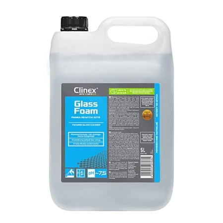 PIANKA CLINEX GLASS FOAM 5L DO MYCIA SZYB
