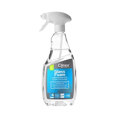 PIANKA CLINEX GLASS FOAM 650ML DO MYCIA SZYB