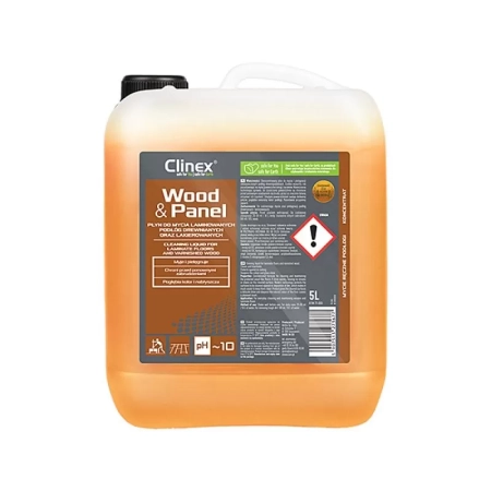 PŁYN DO MYCIA DREWNIANYCH PODŁÓG I PANELI CLINEX WOOD&PANEL 5L SKONCENTROWANY