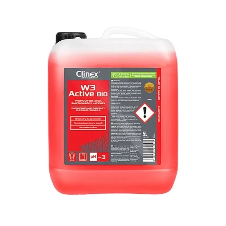 PREPARAT CLINEX W3 ACTIVE BIO 5L DO MYCIA SANITARIATÓW I ŁAZIENEK