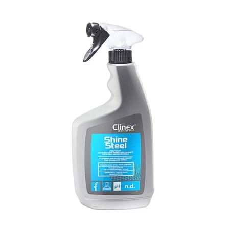 PREPARAT CZYSZCZĄCO-NABŁYSZCZAJĄCY CLINEX SHINE STEEL 650ML DO STALI NIERDZEWNEJ