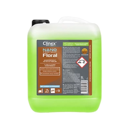 PREPARAT CZYSZCZĄCY CLINEX NANO PROTECT FLORAL 5L