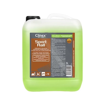 PREPARAT MYJĄCO-PIELĘGNUJĄCY CLINEX SPOSRTHALL 5L DO MYCIA PODŁÓG