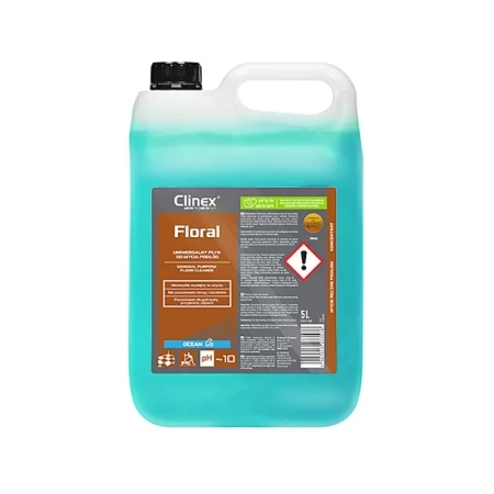 UNIWERSALNY PŁYN CLINEX FLORAL OCEAN 5L DO MYCIA PODŁÓG