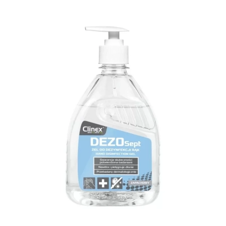 ŻEL DO DEZYNFEKCJI RĄK CLINEX DEZOSEPT 500ML WIRUSOBÓJCZY