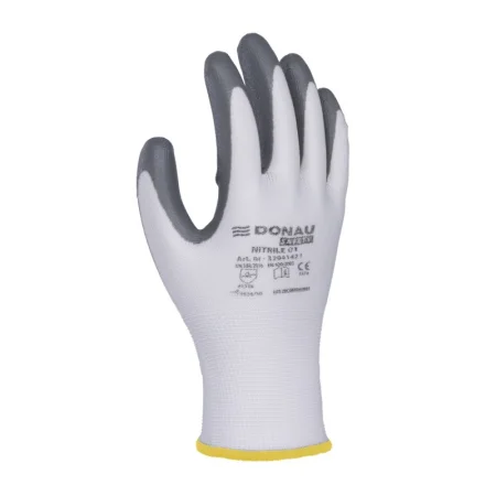RĘKAWICE DONAU SAFETY NITRILE KAT.II R8 SZARE