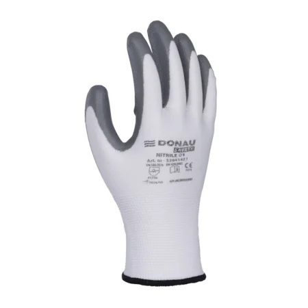 RĘKAWICE DONAU SAFETY NITRILE KAT.II R10 SZARE