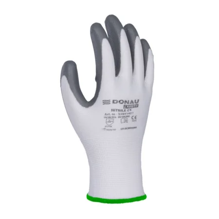 RĘKAWICE DONAU SAFETY NITRILE KAT.II R11 SZARE