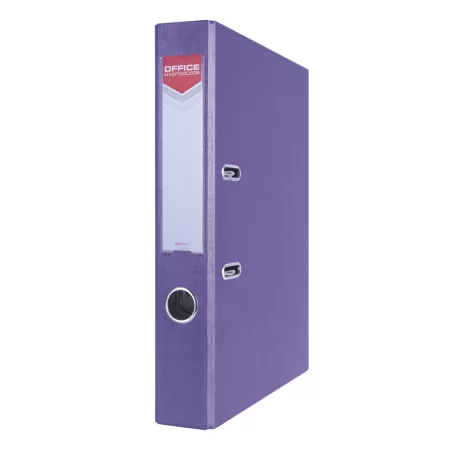 SEGREGATOR OFFICE PRODUCTS OFFICER Z SZYNĄ PP A4 55MM FIOLETOWY