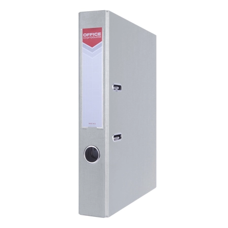 SEGREGATOR OFFICE PRODUCTS OFFICER Z SZYNĄ PP A4 55MM SZARY