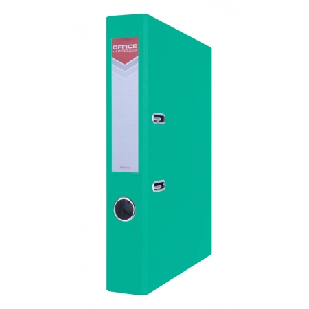 SEGREGATOR OFFICE PRODUCTS OFFICER Z SZYNĄ PP A4 55MM TURKUSOWY