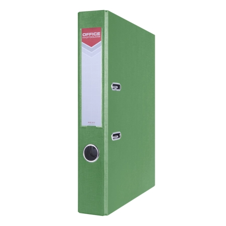 SEGREGATOR OFFICE PRODUCTS OFFICER Z SZYNĄ PP A4 55MM ZIELONY