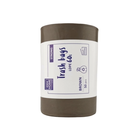 WORKI IH LDPE MOCNY BRĄZOWY 60L A50